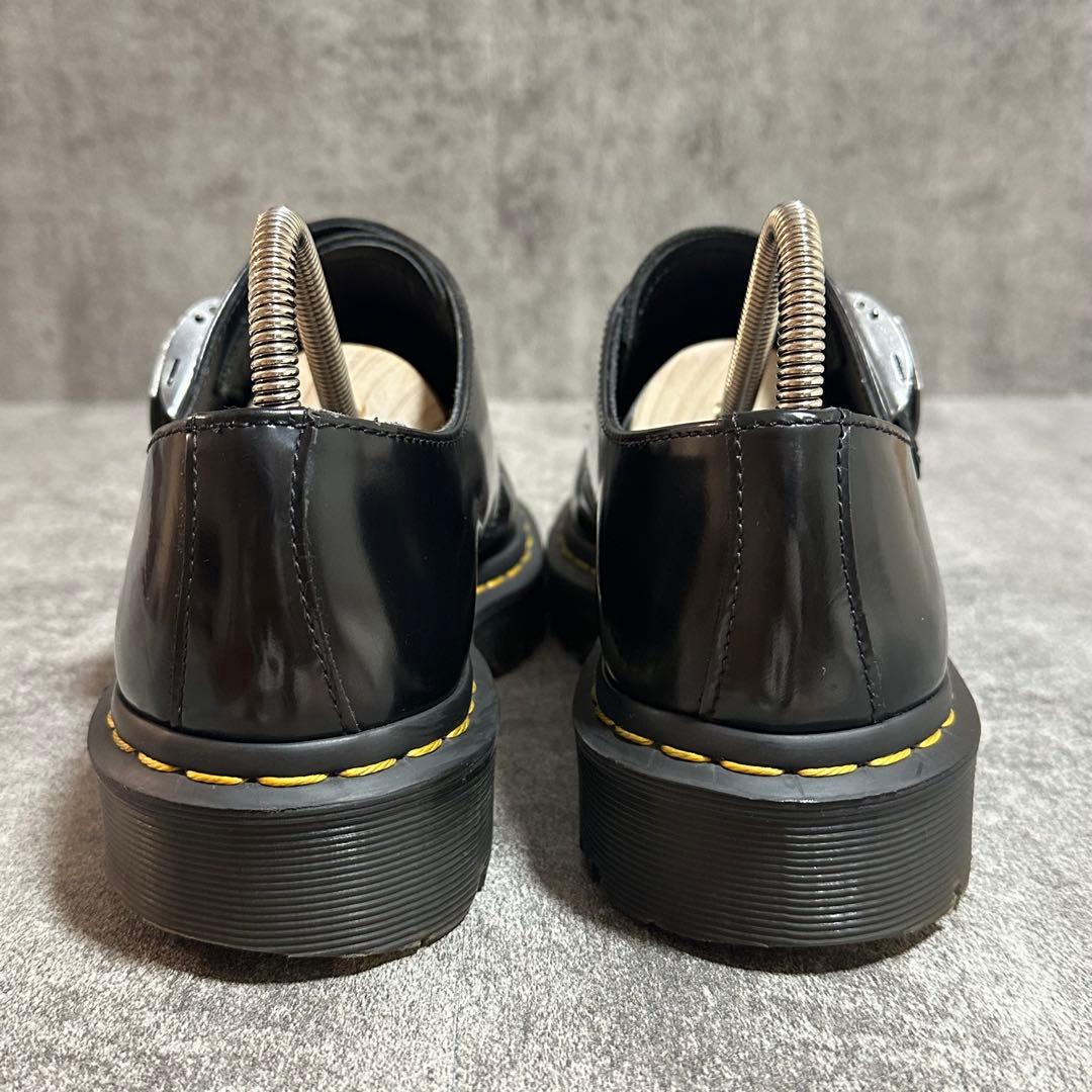 【ドクターマーチン】フェニモアロー　シングルモンクシューズ　黒　バックル　uk4