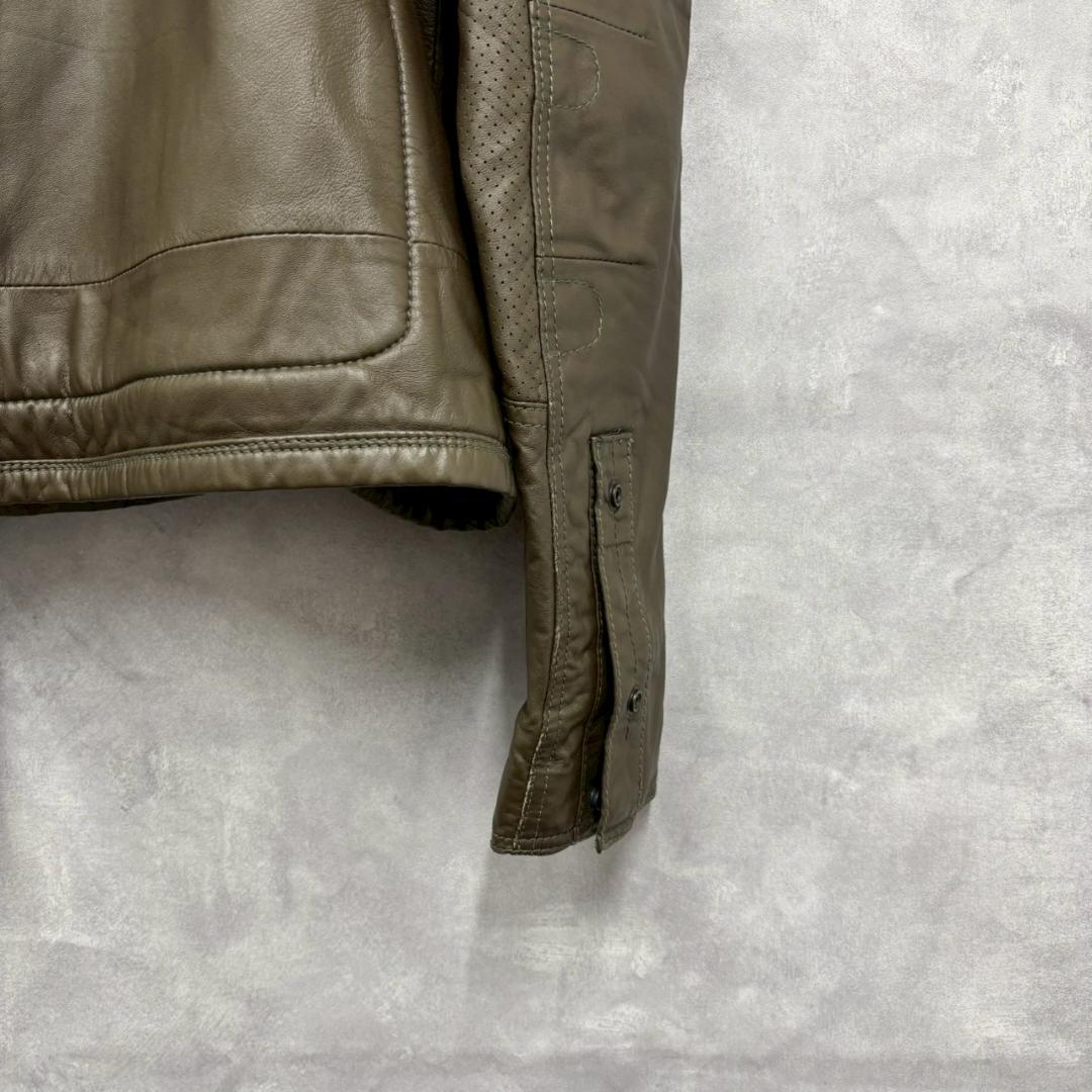 専用★G STAR RAW ラムレザー 本革 ライダースジャケット　N2156