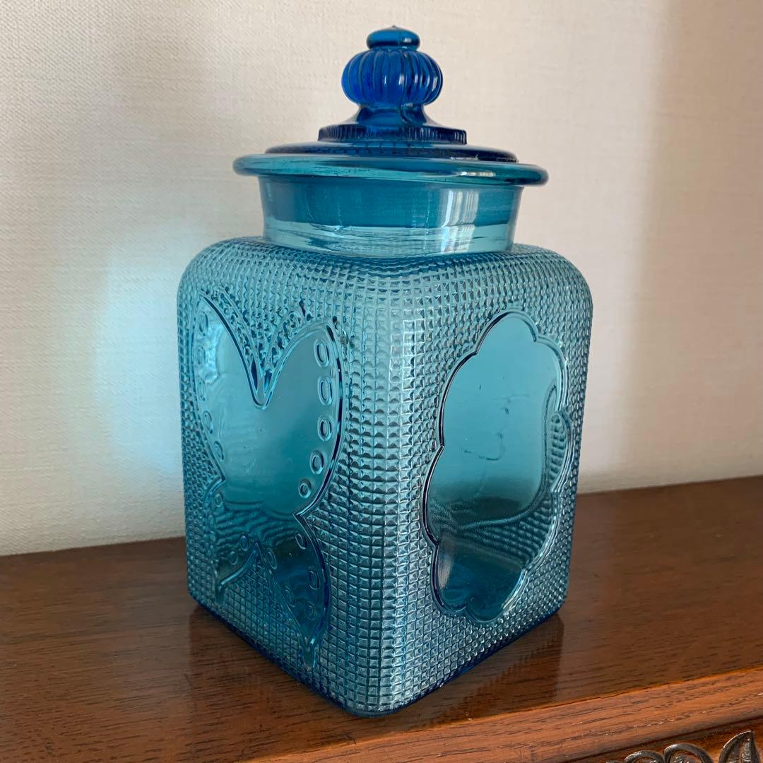 a　モダンガールの菓子瓶　あめや瓶　飴屋瓶