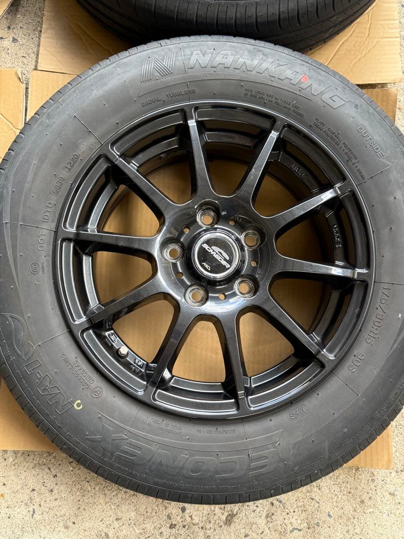 送料無料パジェロミニ 15インチタイヤホイールセット