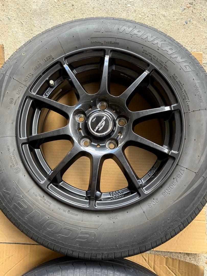 送料無料パジェロミニ 15インチタイヤホイールセット