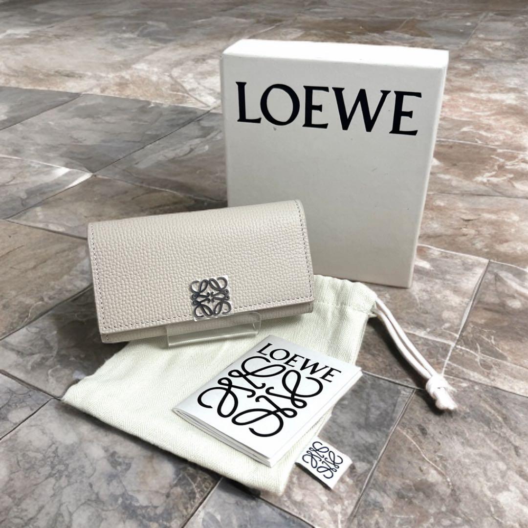 ✨ほぼ未使用✨ LOEWE ロエベ アナグラム　キーケース　ぺブルグレインカーフ