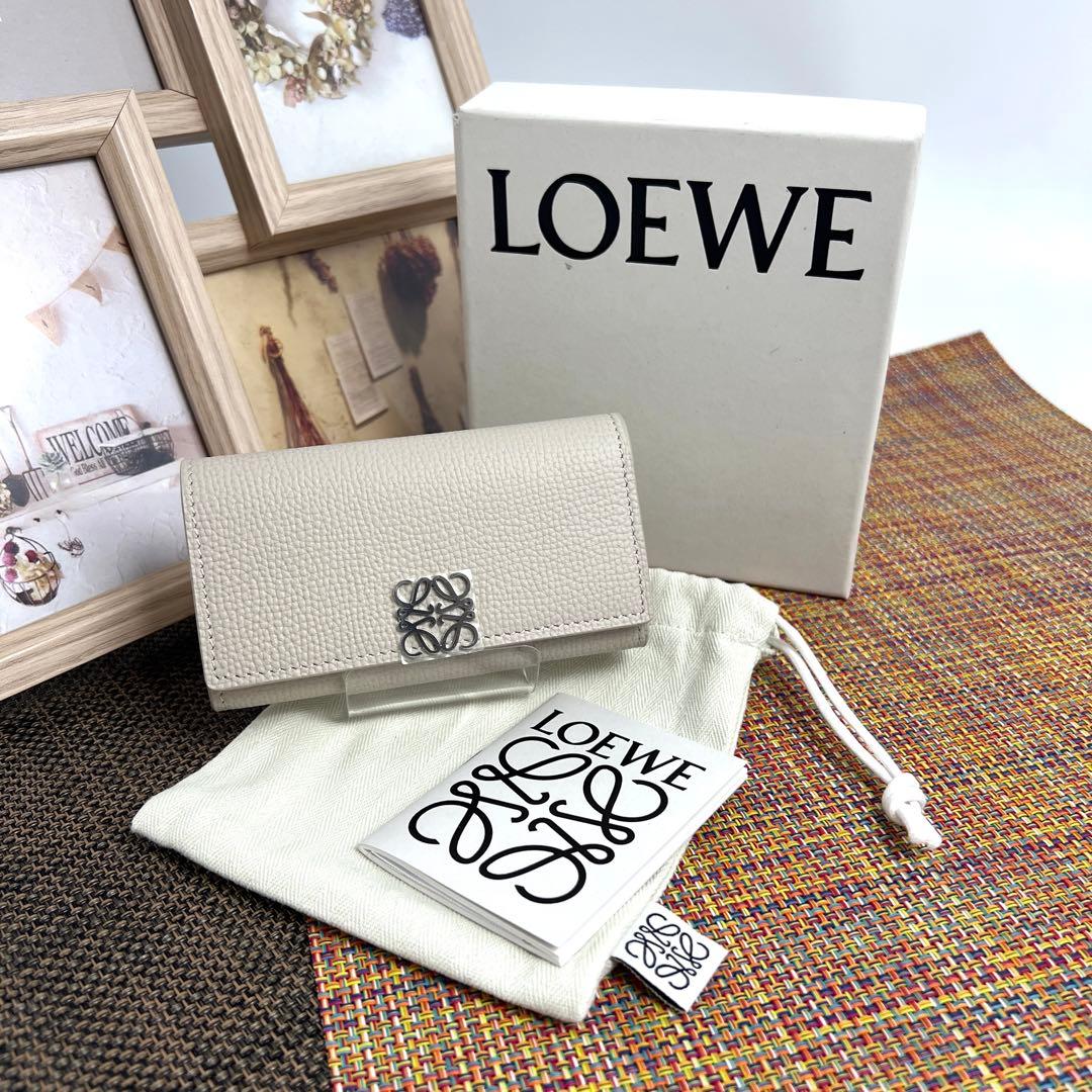 ✨ほぼ未使用✨ LOEWE ロエベ アナグラム　キーケース　ぺブルグレインカーフ