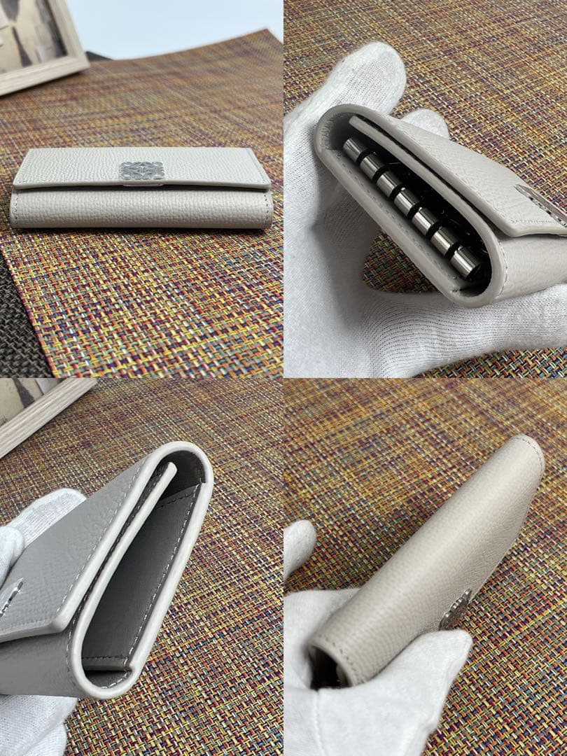 ✨ほぼ未使用✨ LOEWE ロエベ アナグラム　キーケース　ぺブルグレインカーフ