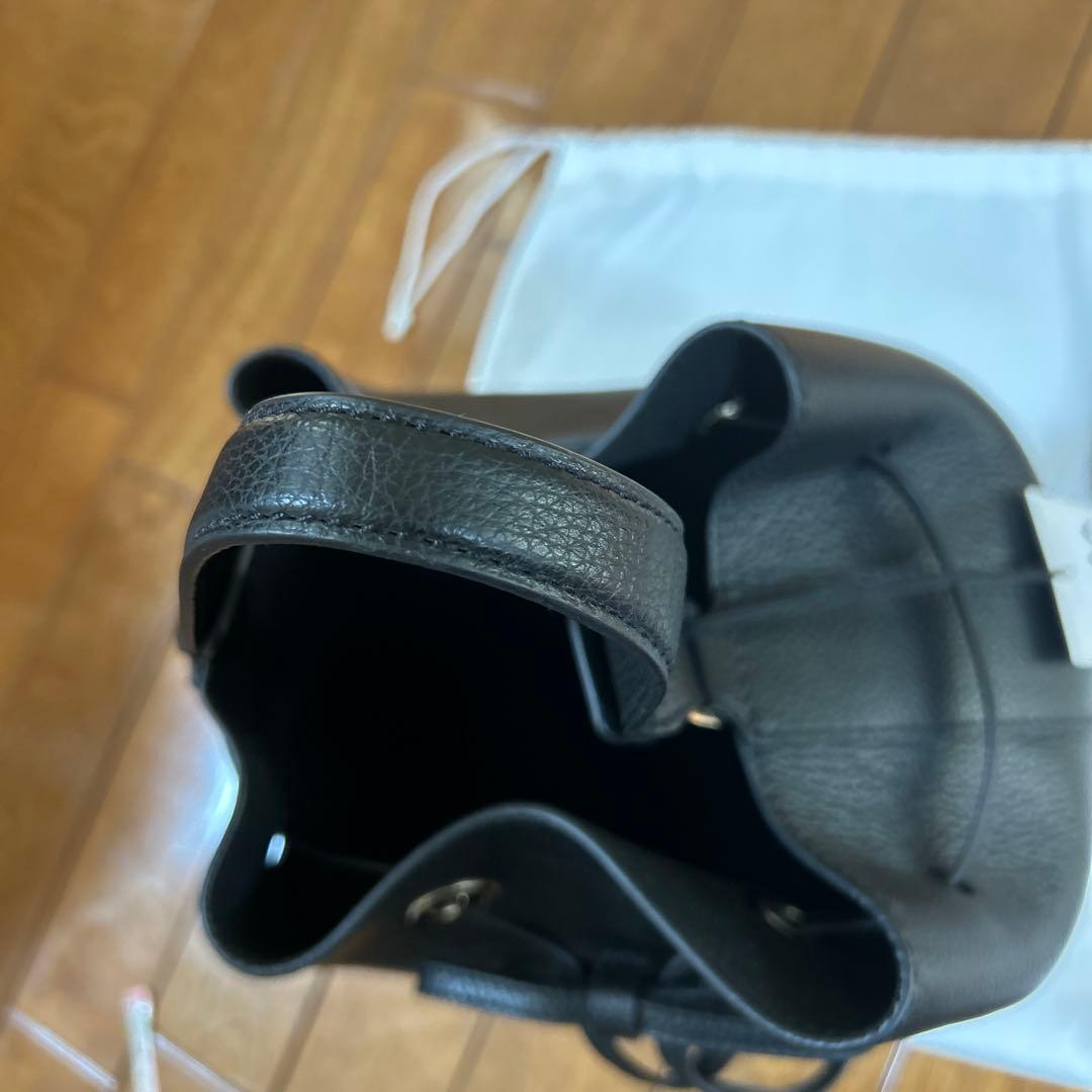 【新品】FURLA コスタンザ 巾着 2way ショルダーバッグ ブラック黒