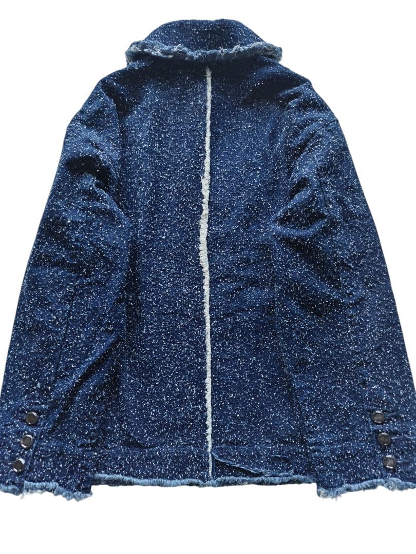 SLY ツイード　ジャケット　デニム　GRAIN TWEED JK-BE