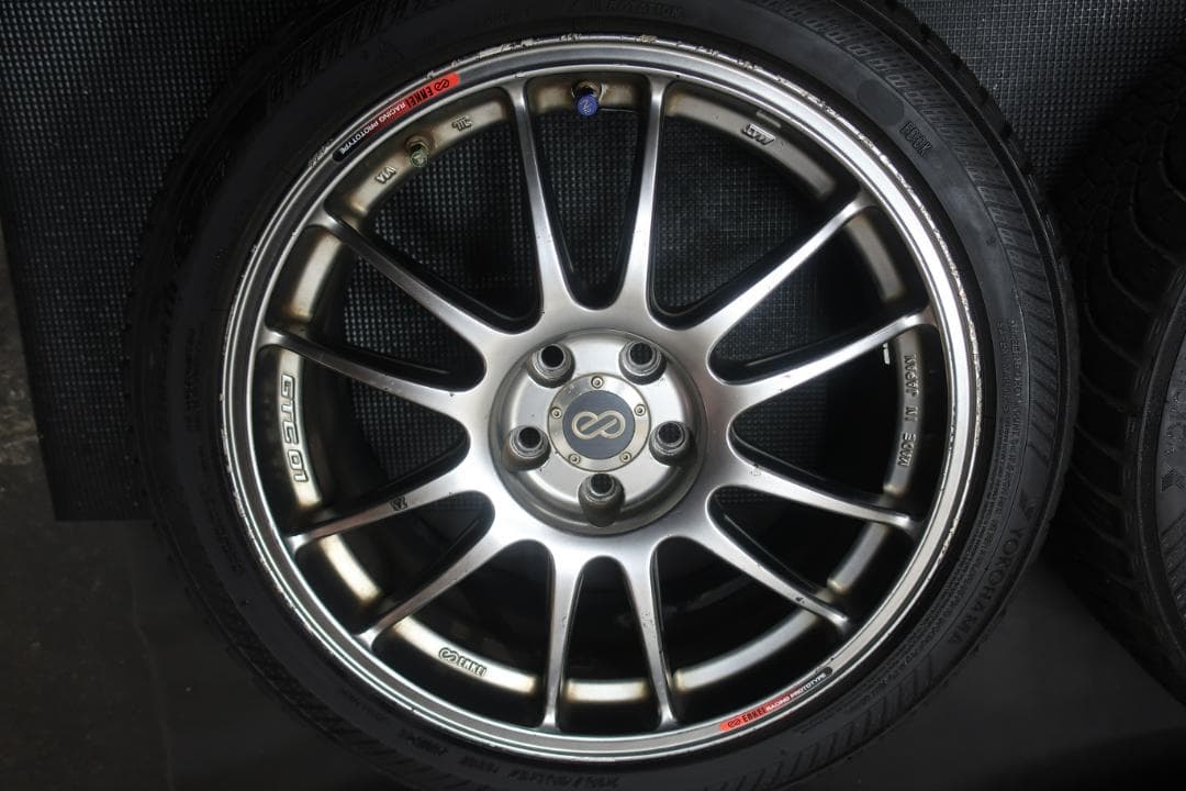ENKEI GTC01 PCD100 5穴 215/45R17 オールシーズン