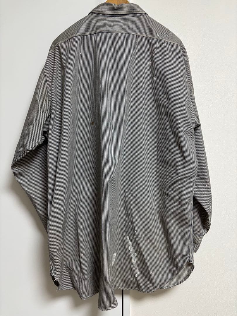 BOWWOWプルオーバーヒッコリーシャツサイズXLほぼ新品