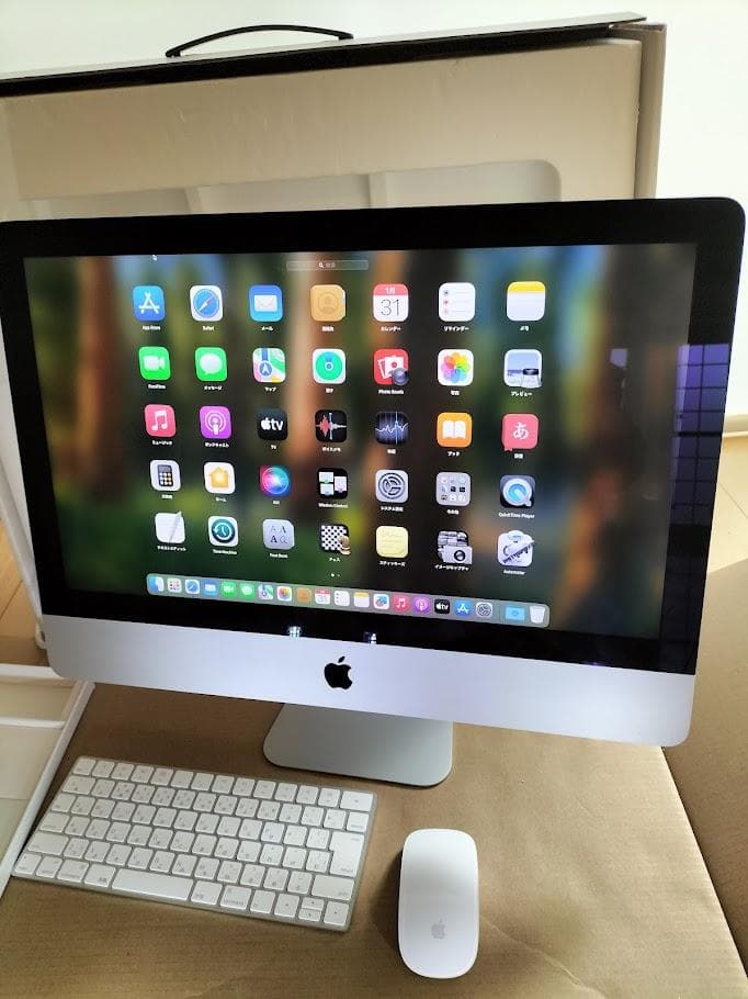 iMac 2019 21.5 4K Retina　30秒位で起動します。