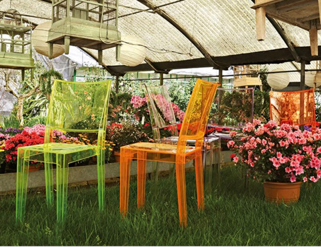 ①LA MARIE 蛍光イエローチェア KARTELL