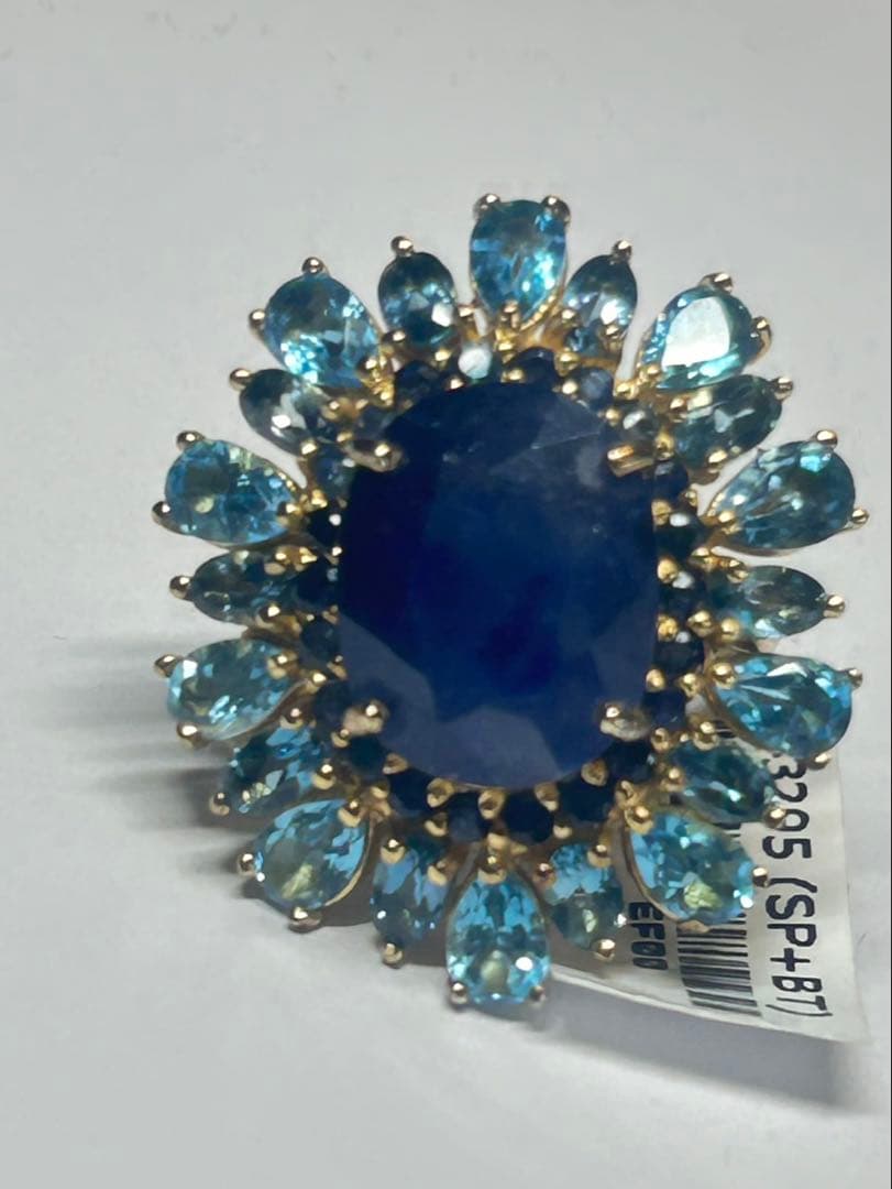 ブルートパーズ✖️サファイアリング15号