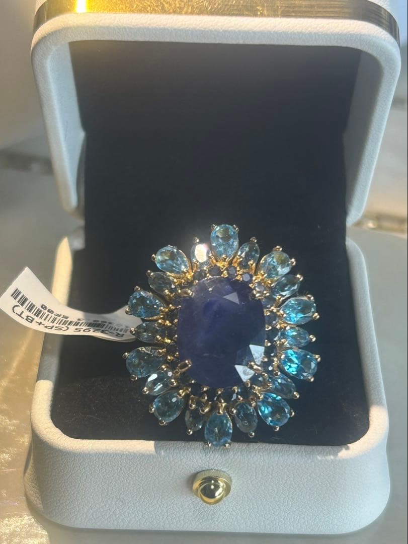 ブルートパーズ✖️サファイアリング15号