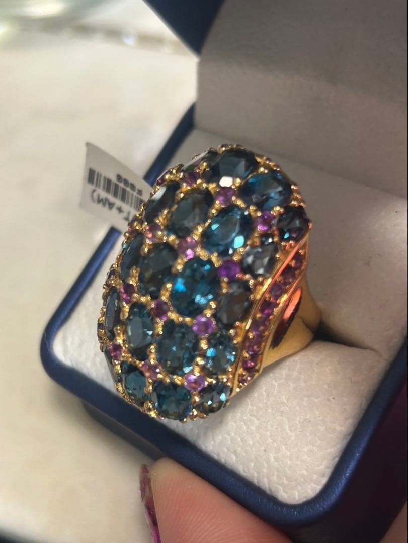 ブルートパーズ✖️サファイアリング15号