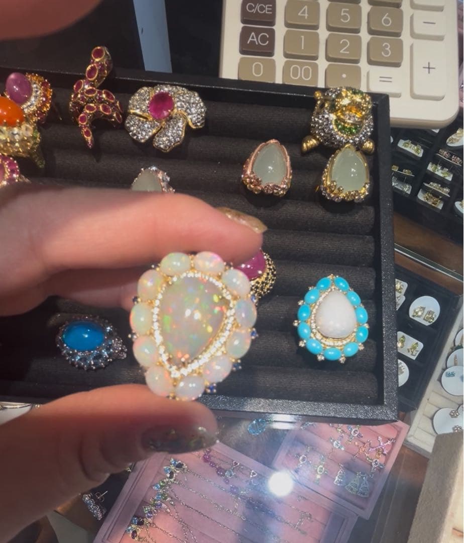 ブルートパーズ✖️サファイアリング15号