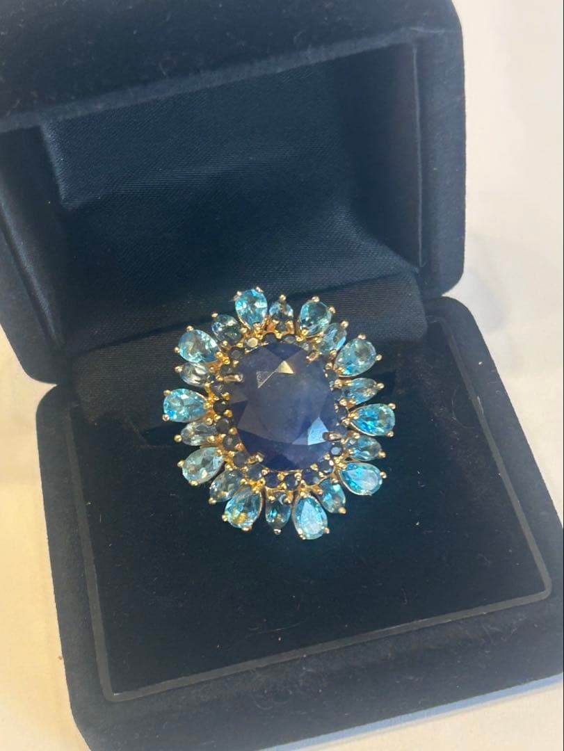 ブルートパーズ✖️サファイアリング15号