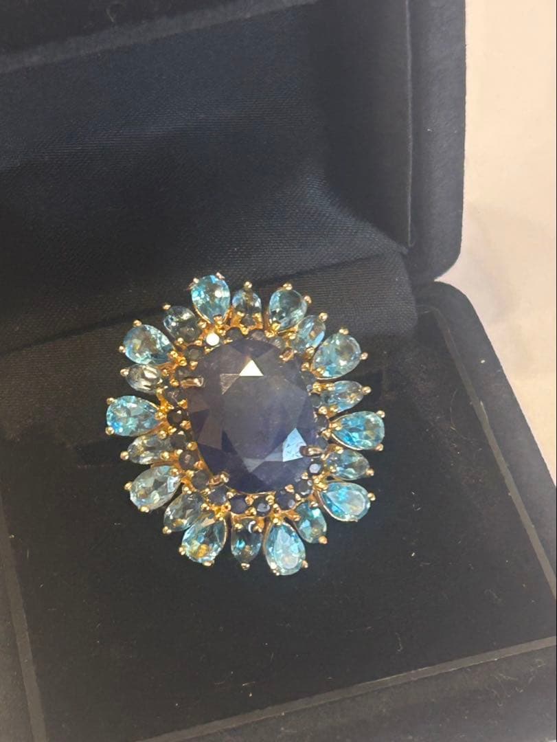 ブルートパーズ✖️サファイアリング15号