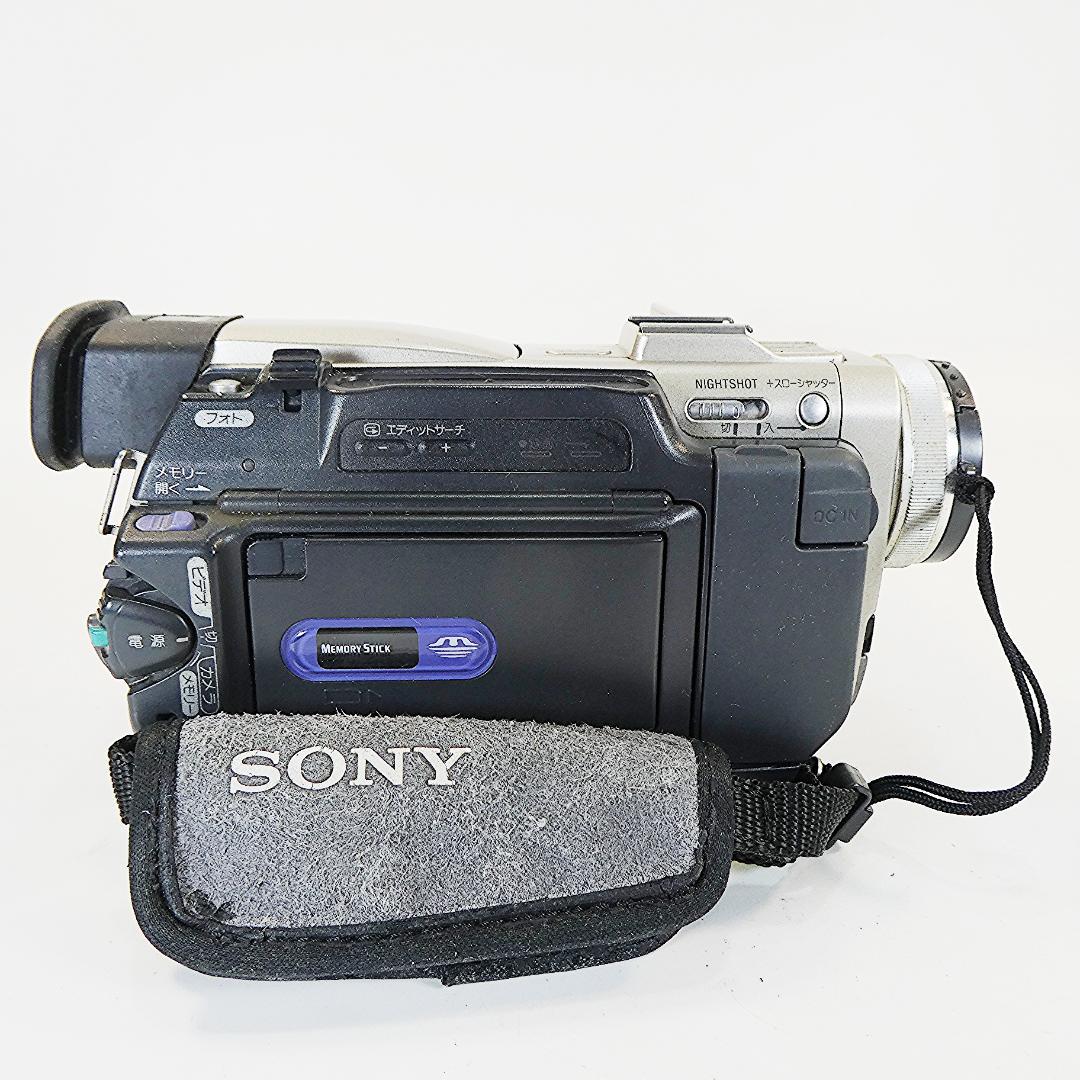 動作品ソニー DCR-TRV10 Mini DVビデオカメラDVDダビングに最適