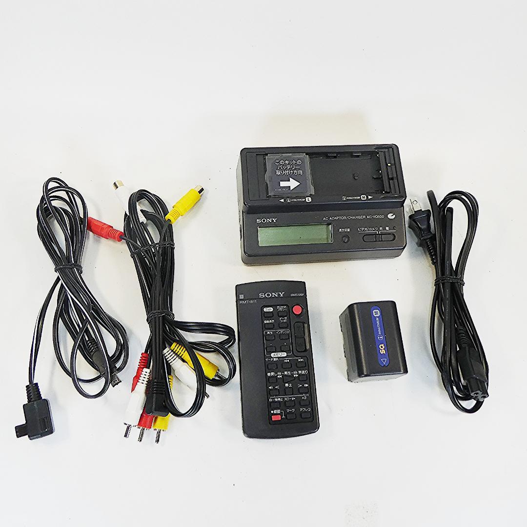 動作品ソニー DCR-TRV10 Mini DVビデオカメラDVDダビングに最適