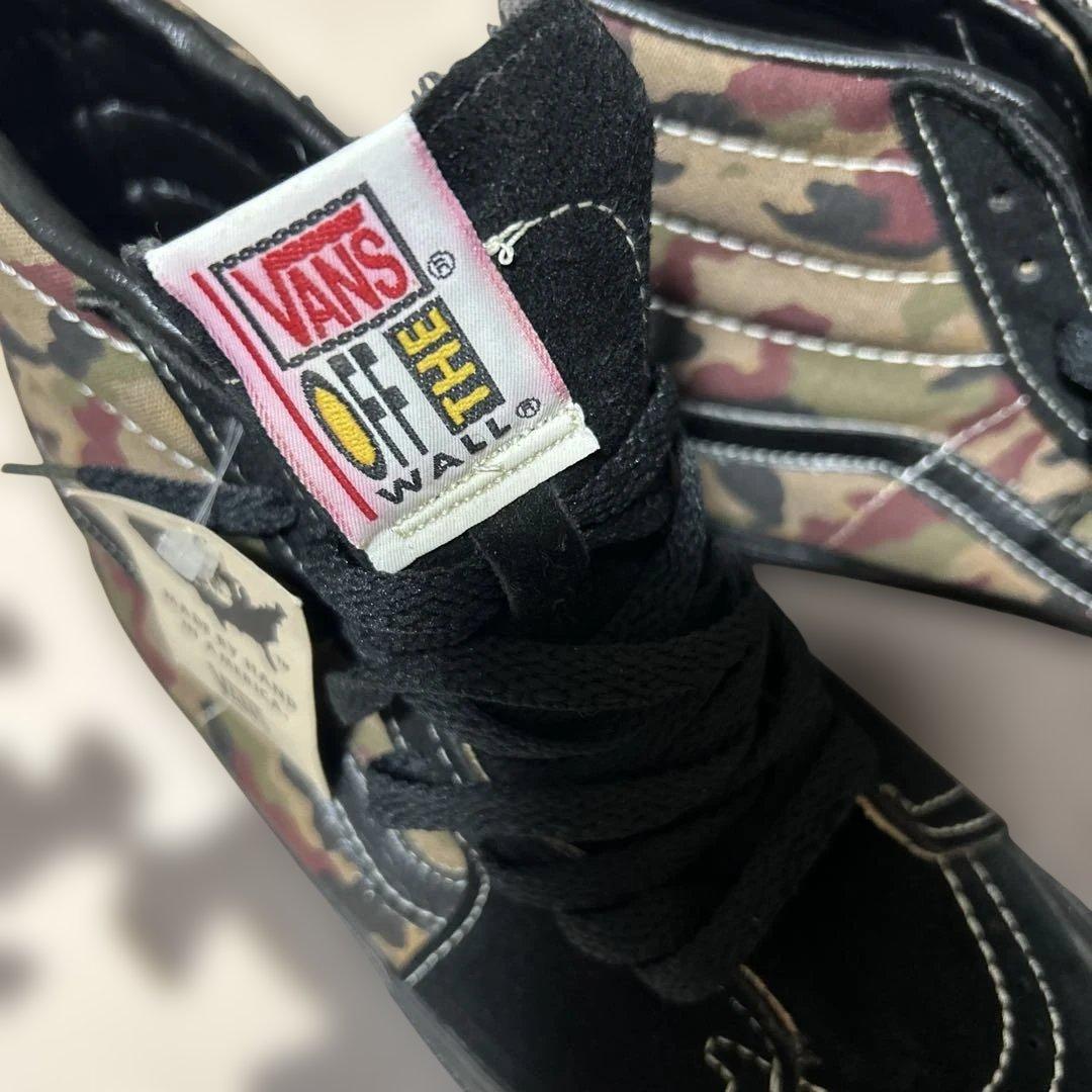 VANS SK8-Hi ブラック/カモフラージュ　26.5〜27.0cm