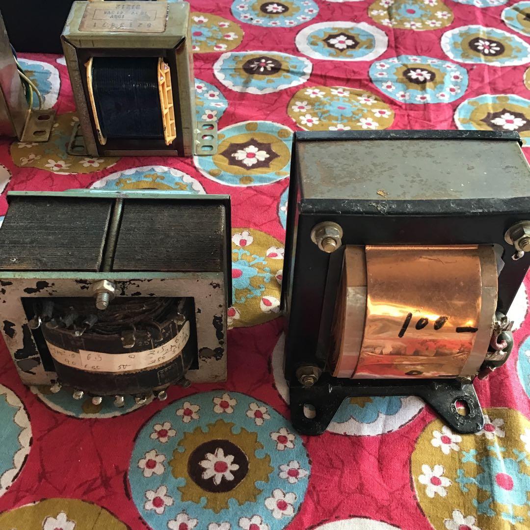 トランス 6個セット アンプ　真空管　オーディオ　検索　ラックスマン　サンスイ