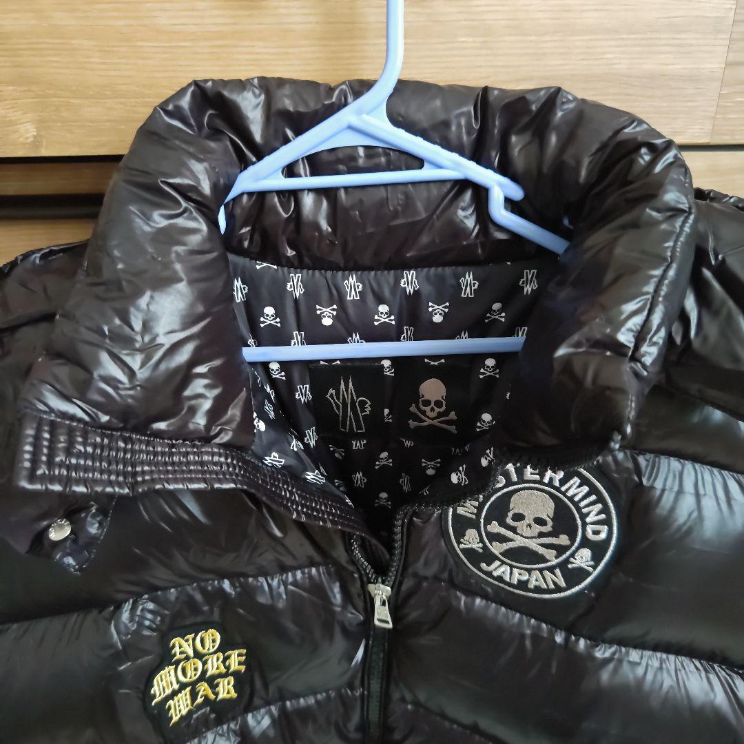 ワッペンブラックダウンジャケット