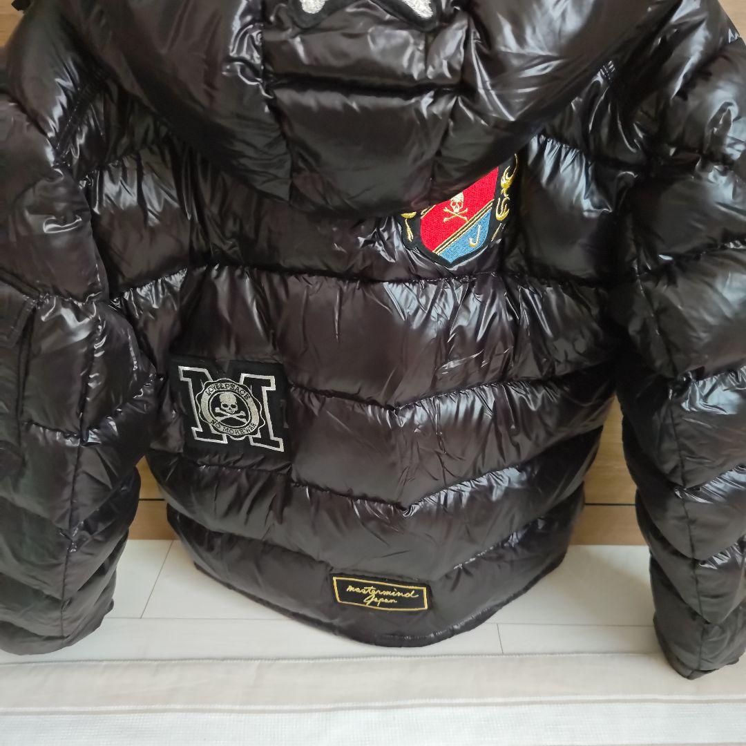 ワッペンブラックダウンジャケット