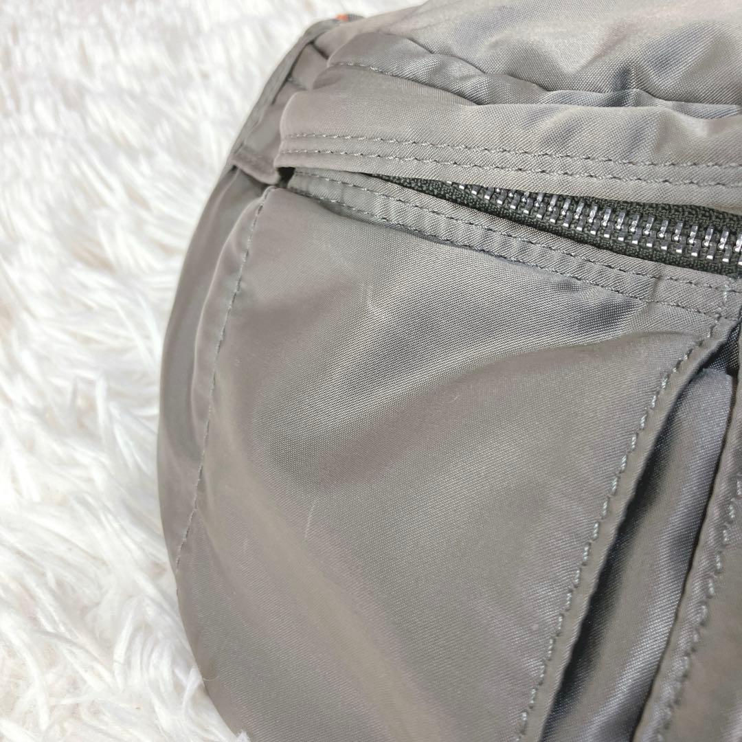 ✨美品 ポーター タンカー シルバー グレー ウエストポーチ ボディバック S