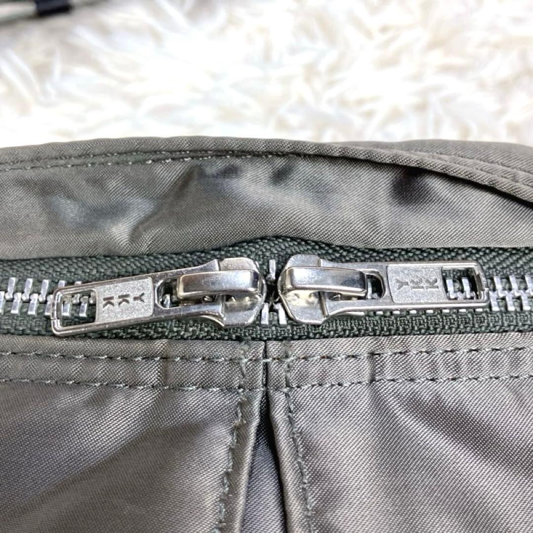 ✨美品 ポーター タンカー シルバー グレー ウエストポーチ ボディバック S