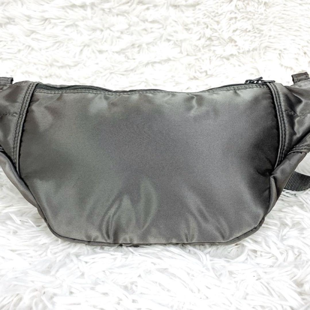 ✨美品 ポーター タンカー シルバー グレー ウエストポーチ ボディバック S