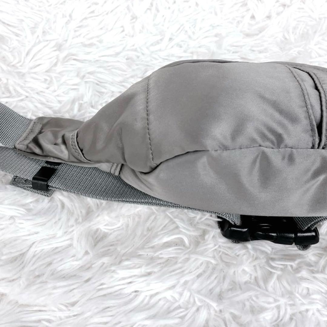 ✨美品 ポーター タンカー シルバー グレー ウエストポーチ ボディバック S