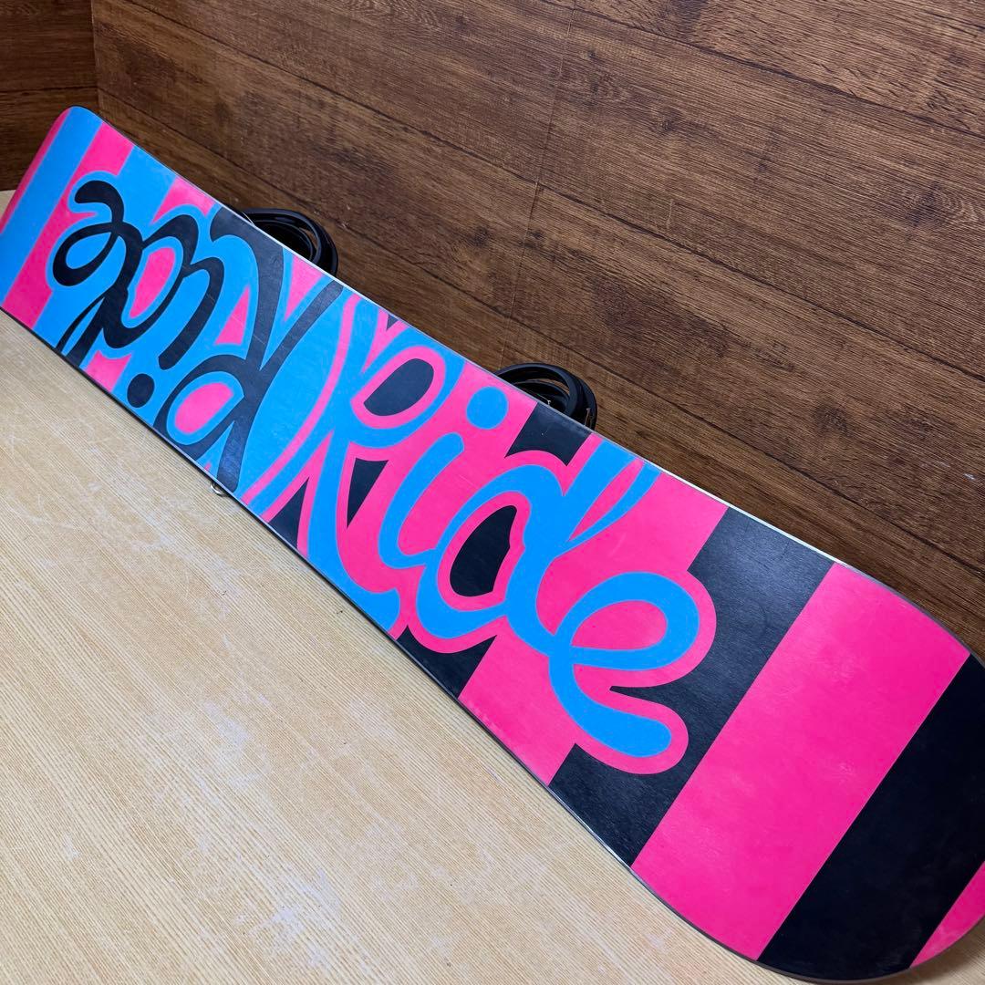 美品　RIDE FLUX レディース　スノーボード5点　初心者オススメ　かわいい
