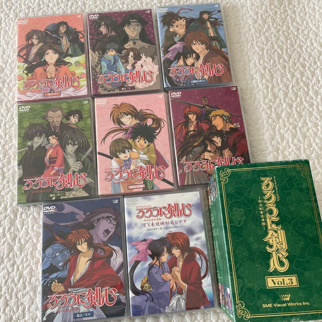 【disc美品】るろうに剣心 DVD BOX 1 2 3 セット