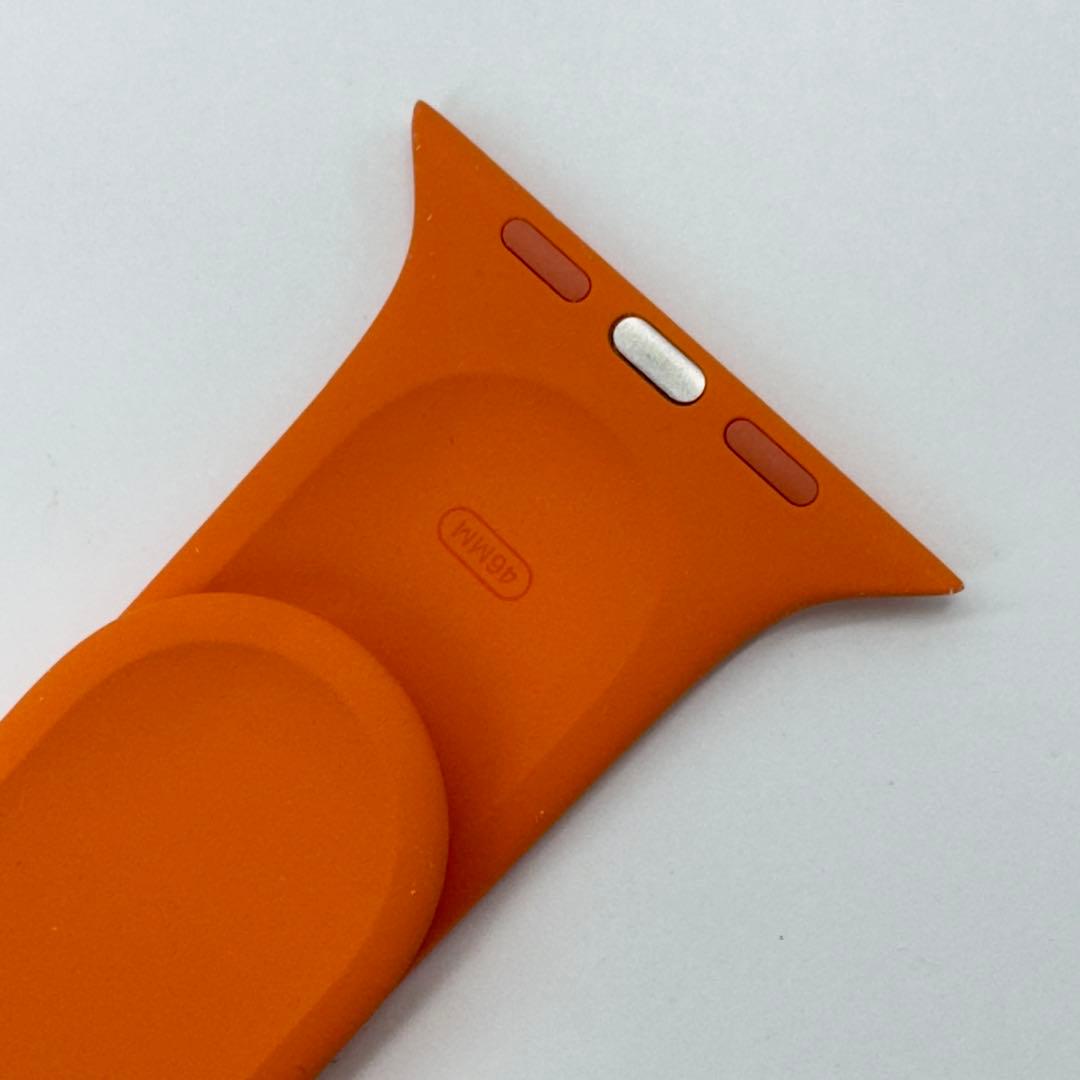 2668 未使用　Apple Watch エルメス　オレンジ　ラバー　スポーツ