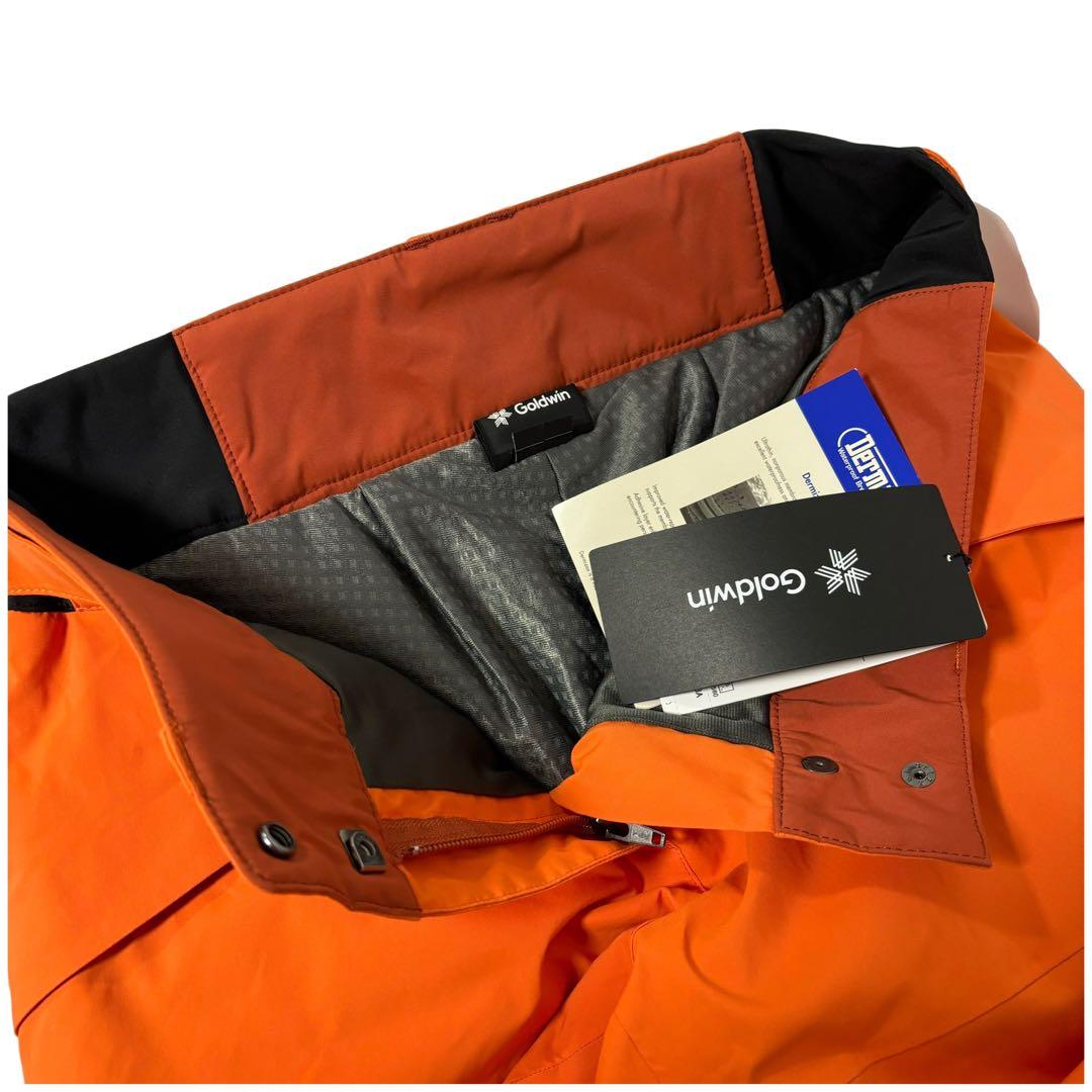 ゴールドウィン ウィメンズ ツートンカラー パンツ スカーレット オレンジ L