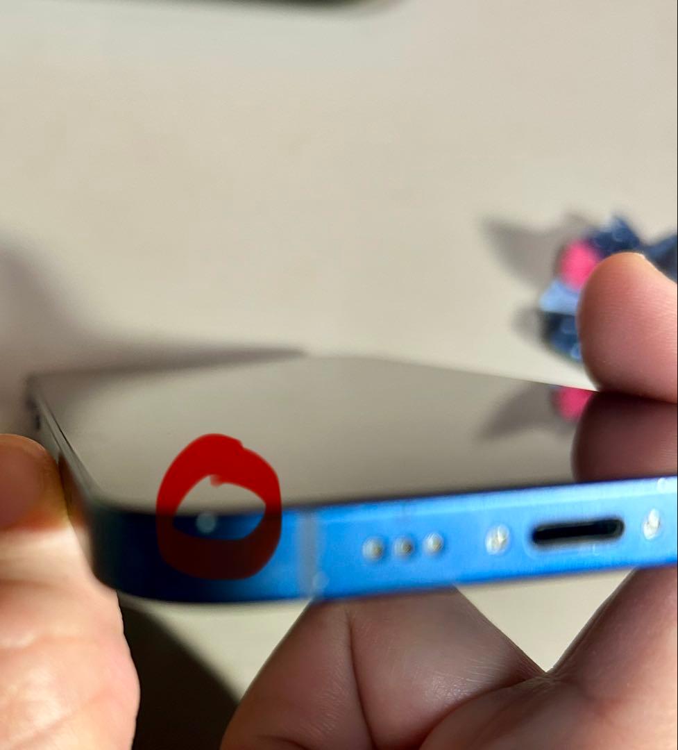 iPhone12 128GB ブルー　SIMフリー 本体 美品