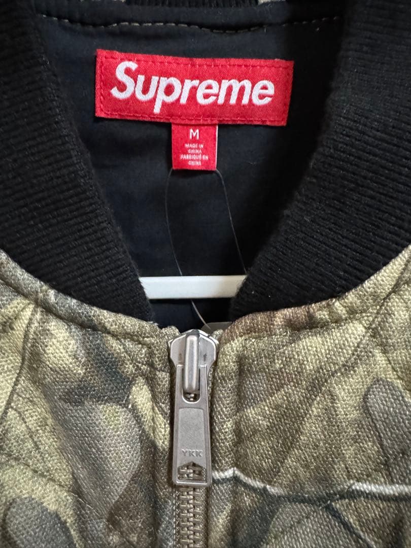 美品！supreme リアルツリー　ボンバージャケット　M