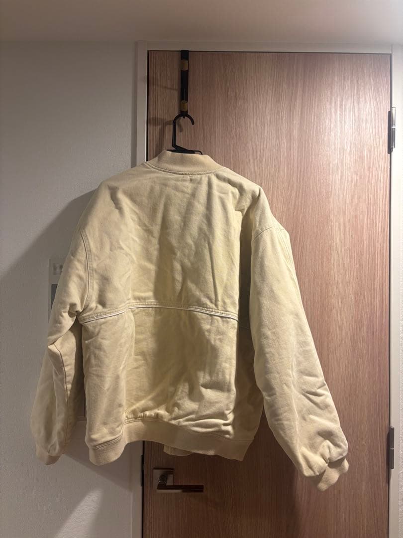 Supreme 刺繍ロゴ ベージュ ブルゾン