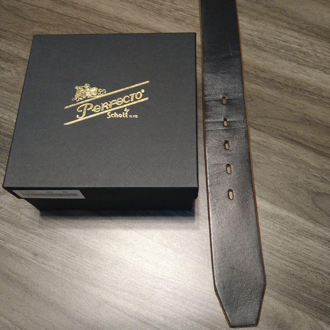 Schott PERFECT BELT ショット パーフェクトベルトブラック38