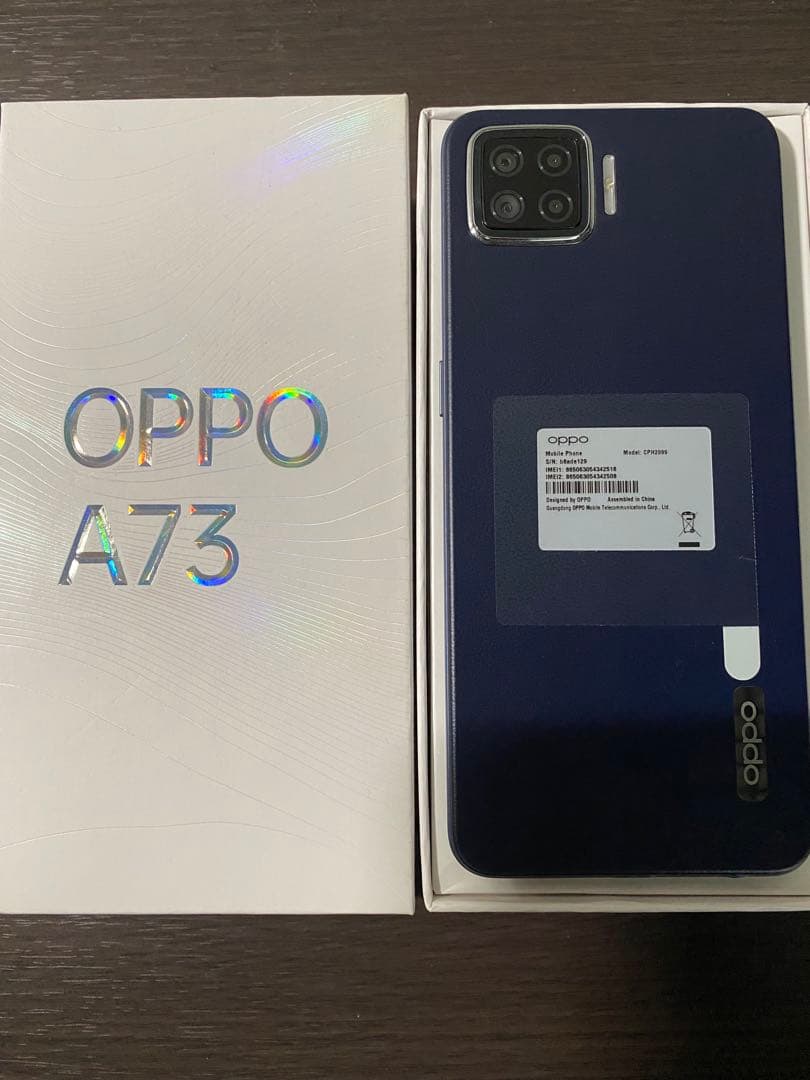 OPPO A73 4GB/64GB ネイビーブルー 本体