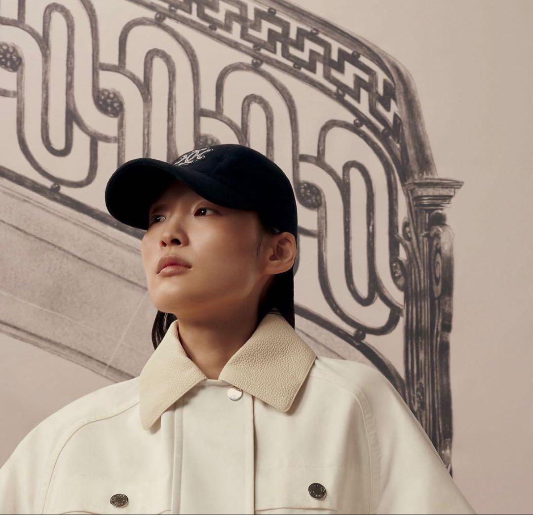 エルメス HERMES キャップ セレナ リフト キャスケット 黒　新品