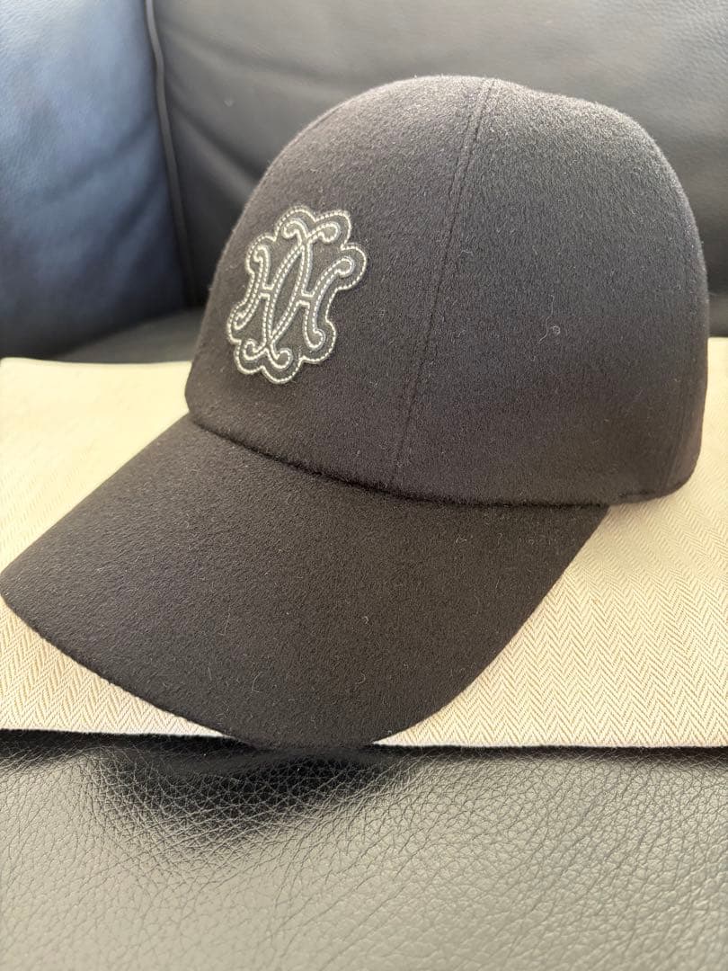 エルメス HERMES キャップ セレナ リフト キャスケット 黒　新品