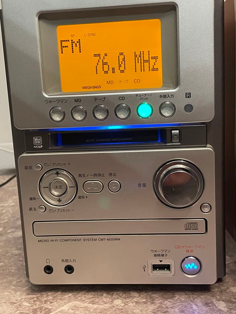 【動作品】SONY ソニー CMT-M35WM　（HCD-M35WM）