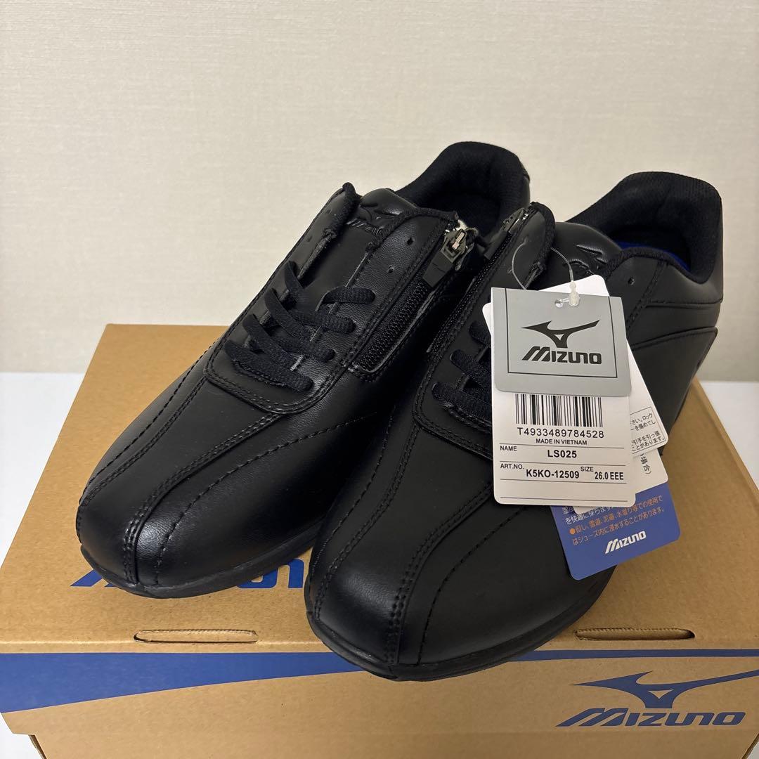 Mizuno ジッパー付きスニーカー ブラウン・ブラック