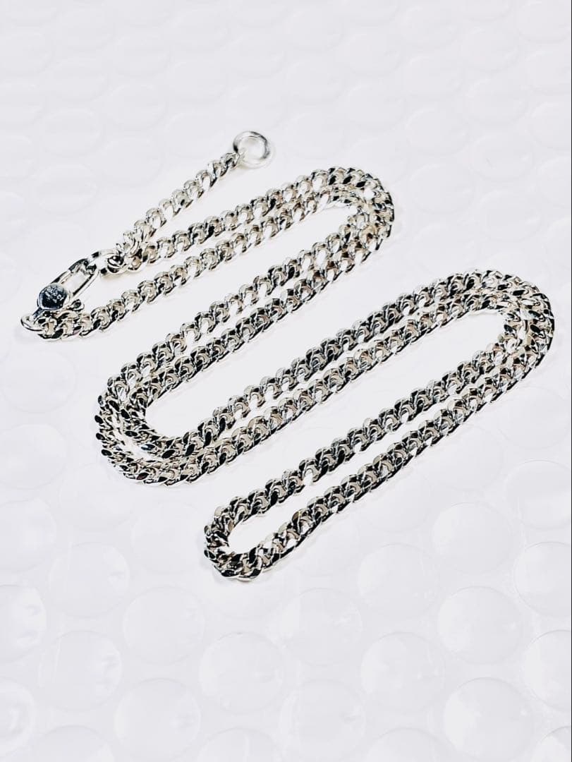 【超美品】GUCCI 喜平チェーン ネックレス 男女兼用　SV925 3ミリ