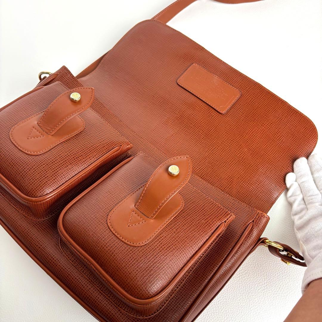 HUNTING WORLD キャリーオール　メッセンジャーバッグ　レザー