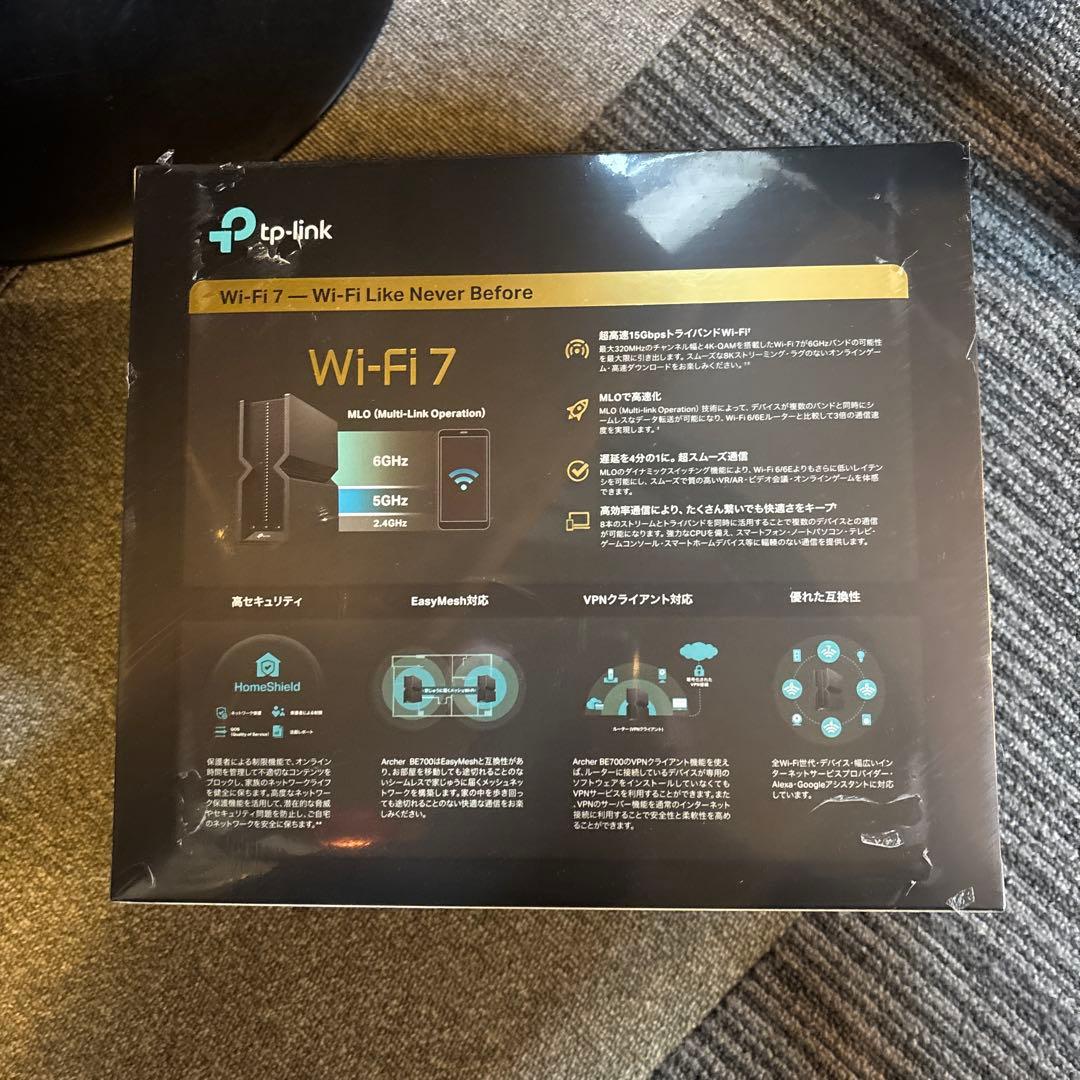 TP-Link Archer BE700 ルーターWiFi7 新品