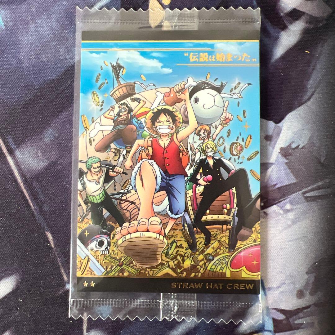 ワンピース　ウエハースカード　麦わらの一味 2枚セット