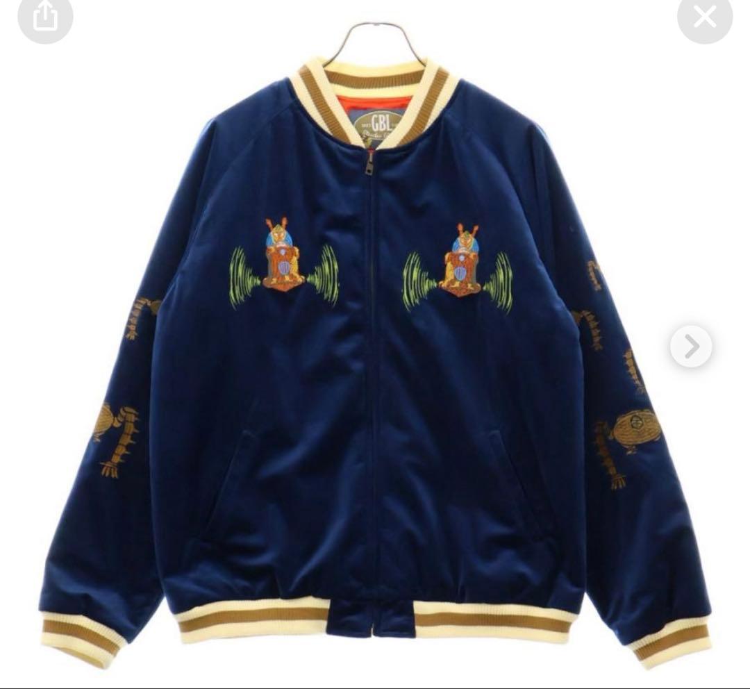 新品未使用 GBL 天空の城ラピュタ 別珍スカジャン サイズXL