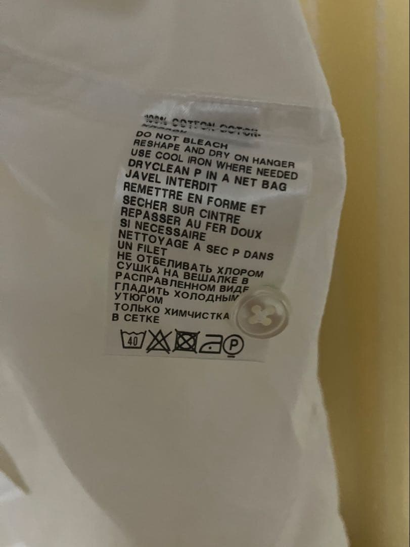 ANN DEMEULEMEESTER ホワイトシャツ XXS