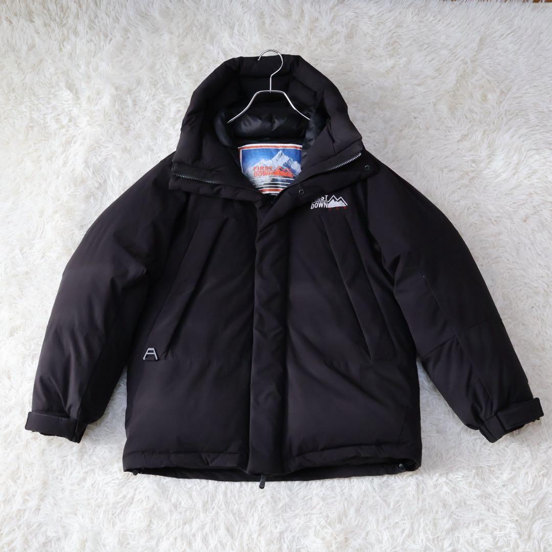 ファーストダウン　ダウンジャケット　ブラック